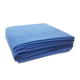 Sabana Desechable 90 x 190cms., SMS Azul, C/50 (ROPA MÉDICA DESECHABLE)