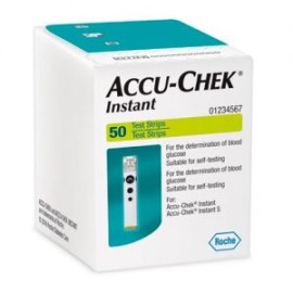 Accu-Chek® Instant - Tiras Reactivas para Glucómetro con 50 (ACCUCHECK)