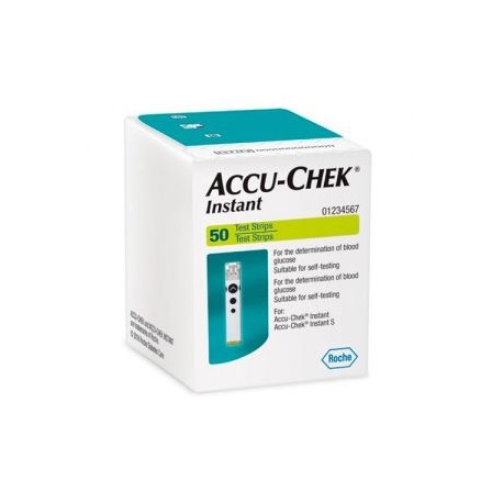 Accu-Chek® Instant - Tiras Reactivas para Glucómetro con 50 (ACCUCHECK)