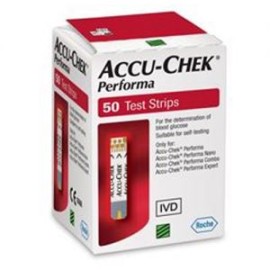 Accu-Chek® Performa - Tiras Reactivas para Glucómetro con 50 (ACCUCHEK)