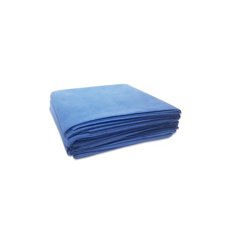 Sabana Desechable 90 x 190cms., SMS Azul, C/50 (ROPA MÉDICA DESECHABLE)